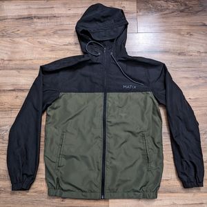 Matix Windbreaker Jacket with Brimmed Hood